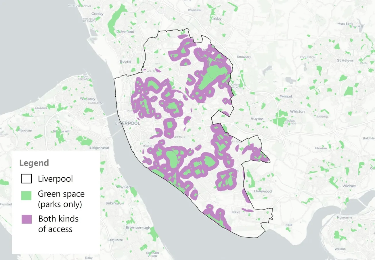 Less than half of Liverpool has good access to green space. How can we fix it?