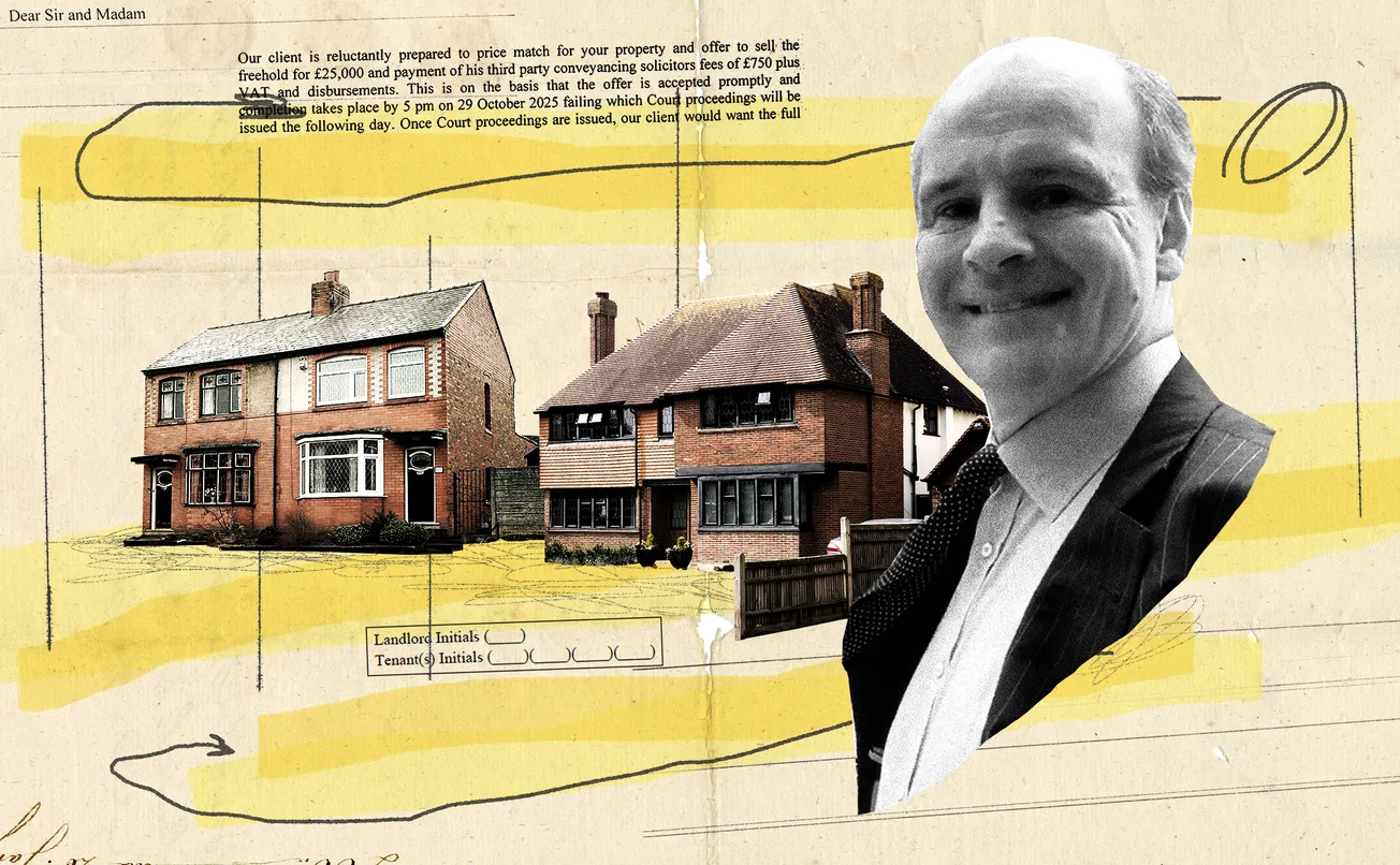 A London lawyer bought the land under Southport homeowners' houses. Then the threats began